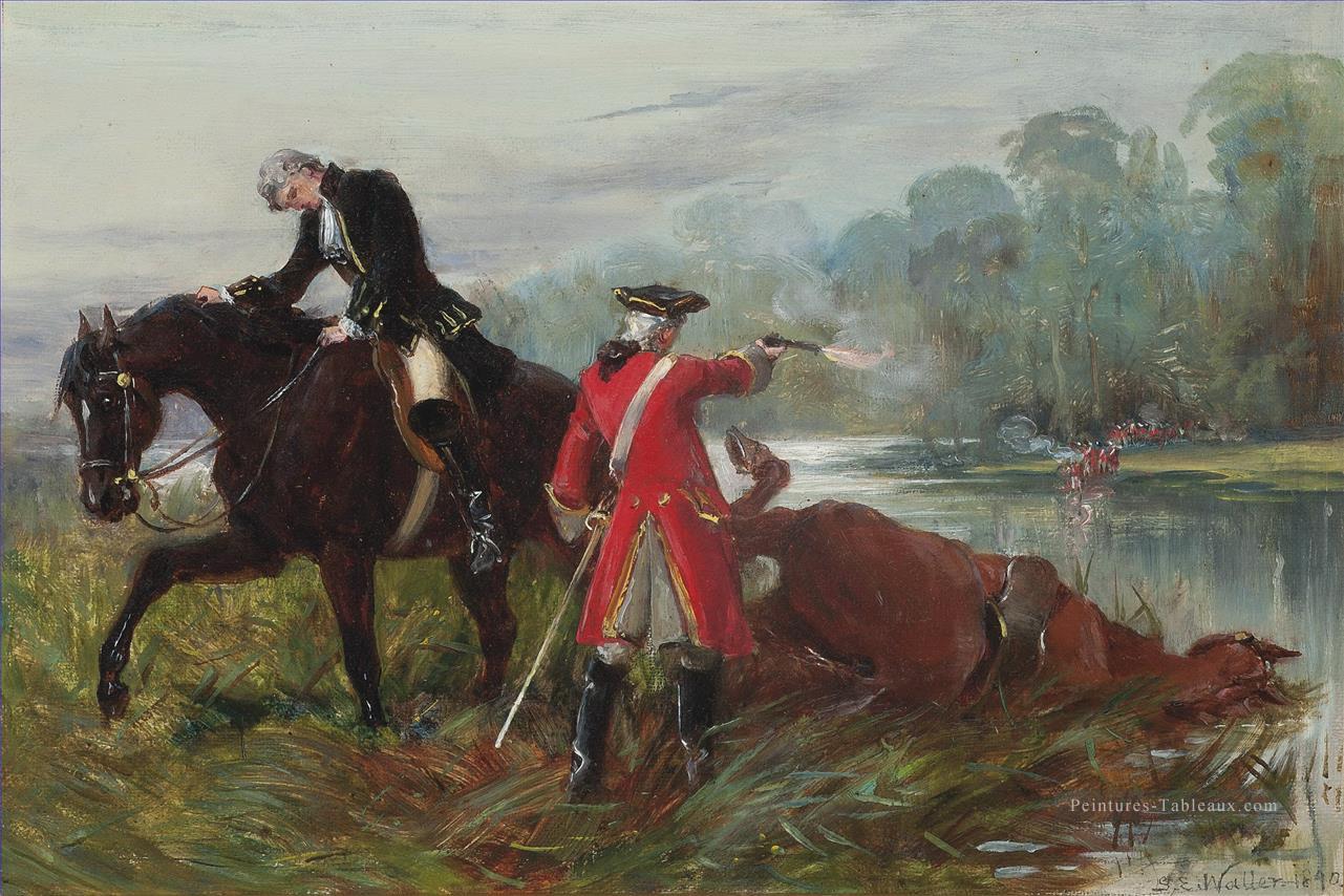 Après Culloden Samuel Edmund Waller genre guerre militaire Peintures à l'huile